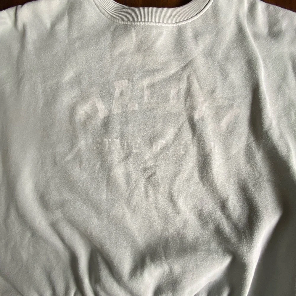 H&M Sage Green Malibu Graphic Sweatshirt Small - Picture 4 of 12